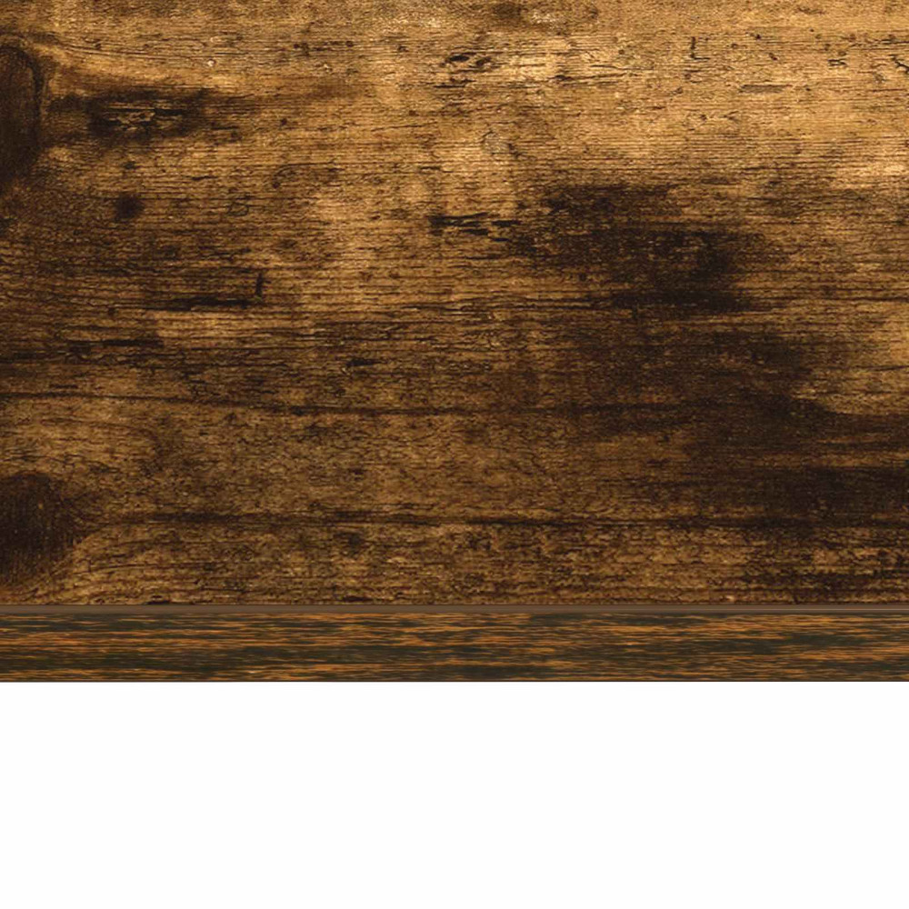 Produktbild för Väggmonterat skrivbord Rökt ek 100 x 45 x 30 cm Konstruerat trä