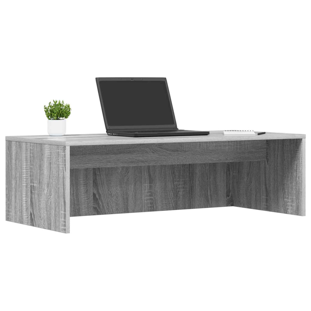 Produktbild för Väggmonterat skrivbord Väggmonterad Grå Sonoma 100 x 45 x 30 cm