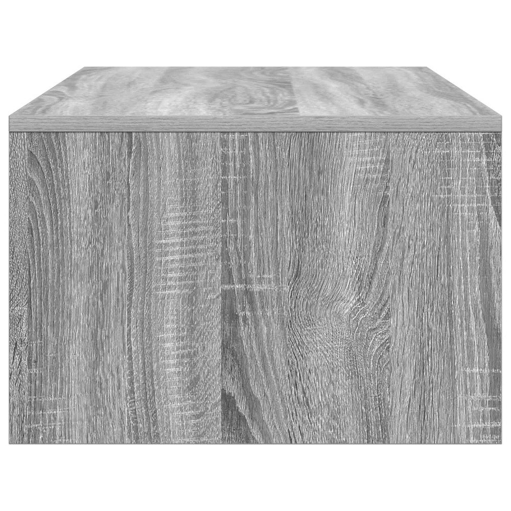 Produktbild för Väggmonterat skrivbord Väggmonterad Grå Sonoma 100 x 45 x 30 cm