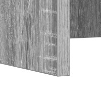 Produktbild för Väggmonterat skrivbord Väggmonterad Grå Sonoma 100 x 45 x 30 cm