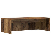 Produktbild för Väggmonterat skrivbord med lagring Gammalt trä 100 x 45 x 30 cm