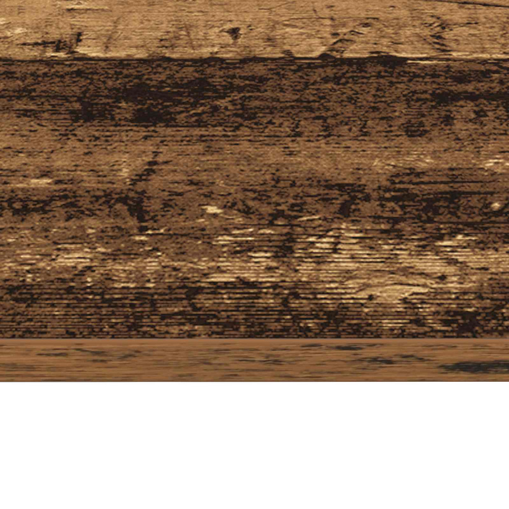 Produktbild för Väggmonterat skrivbord med lagring Gammalt trä 100 x 45 x 30 cm