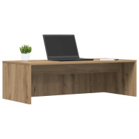 Produktbild för Väggmonterat skrivbord Väggmonterad Artisan Ek 100 x 45 x 30 cm