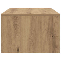 Produktbild för Väggmonterat skrivbord Väggmonterad Artisan Ek 100 x 45 x 30 cm