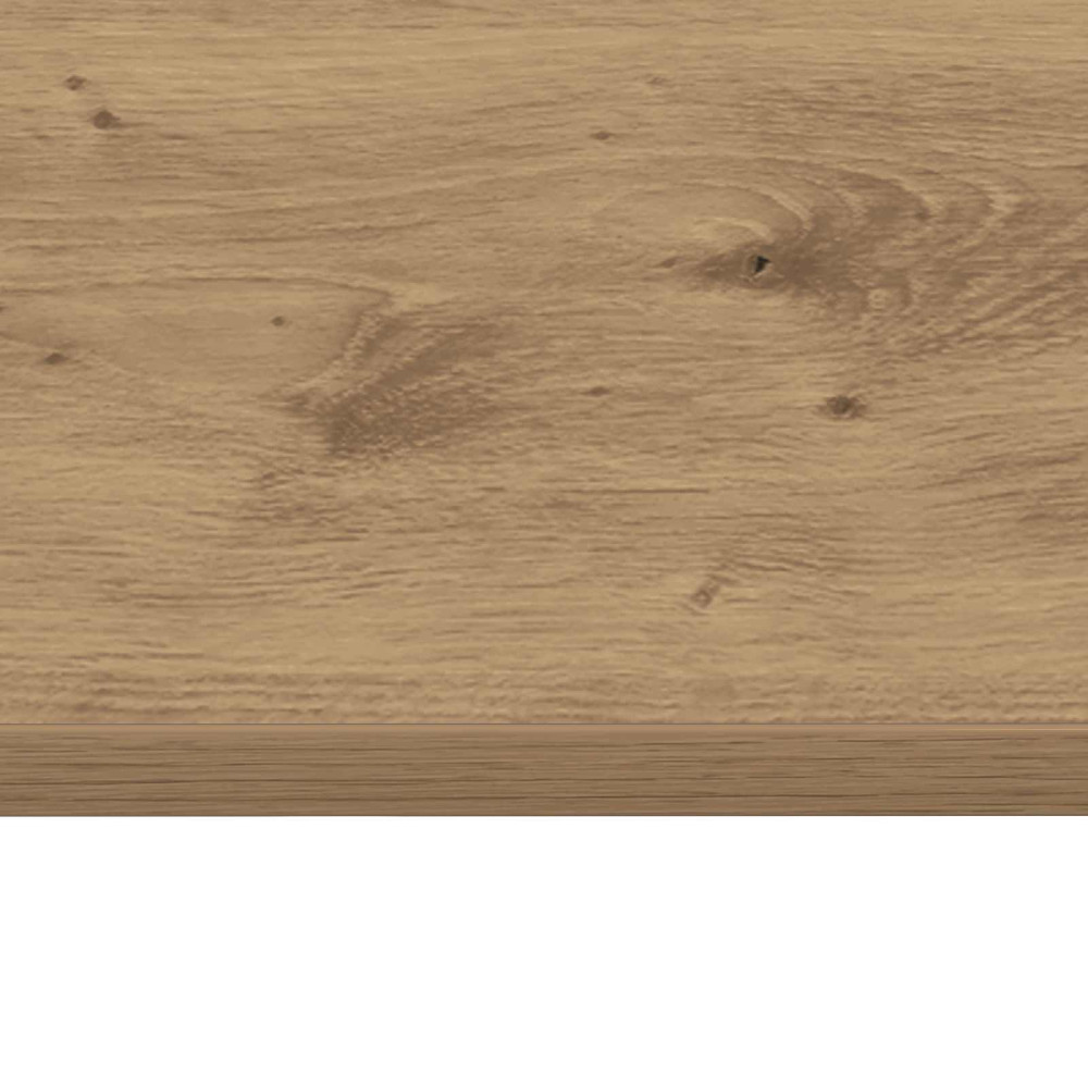 Produktbild för Väggmonterat skrivbord Väggmonterad Artisan Ek 100 x 45 x 30 cm