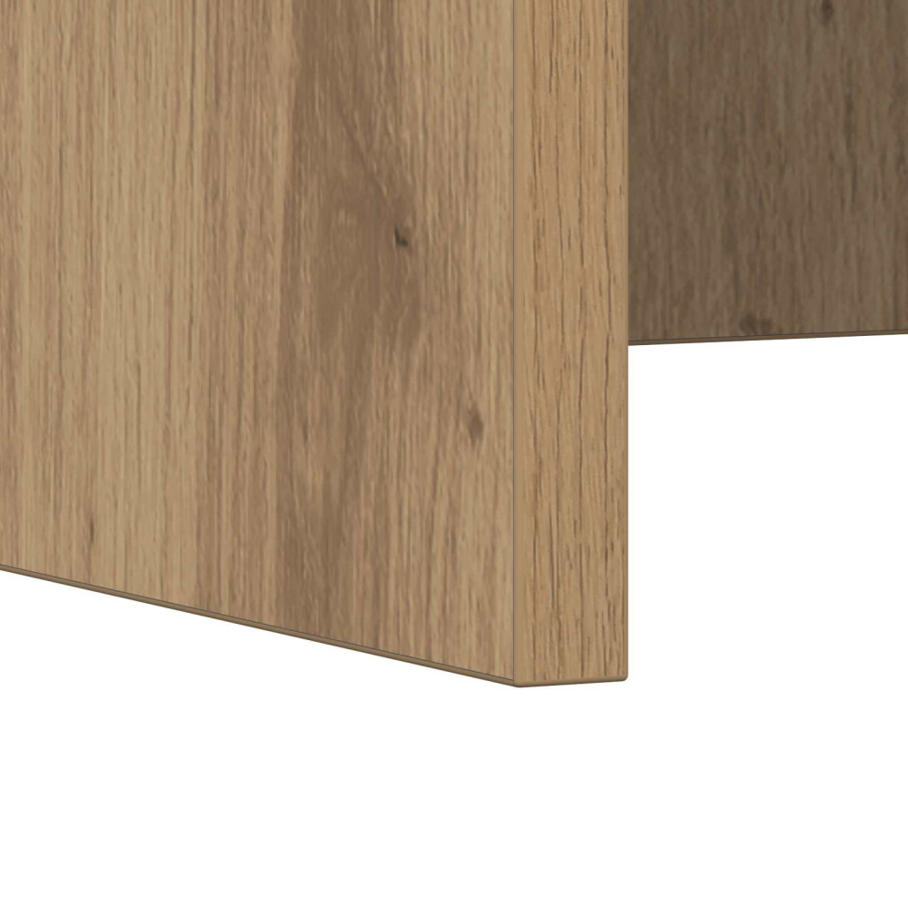Produktbild för Väggmonterat skrivbord Väggmonterad Artisan Ek 100 x 45 x 30 cm