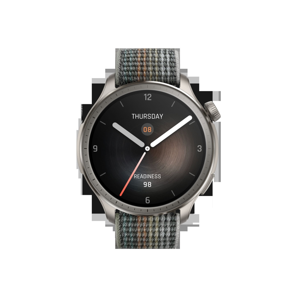 Produktbild för Amazfit Balance - aluminiumlegering - smart klocka med rem - sunset gray