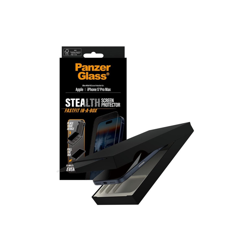 Produktbild för PanzerGlass - skärmskydd för mobiltelefon - UWF stealth, EN