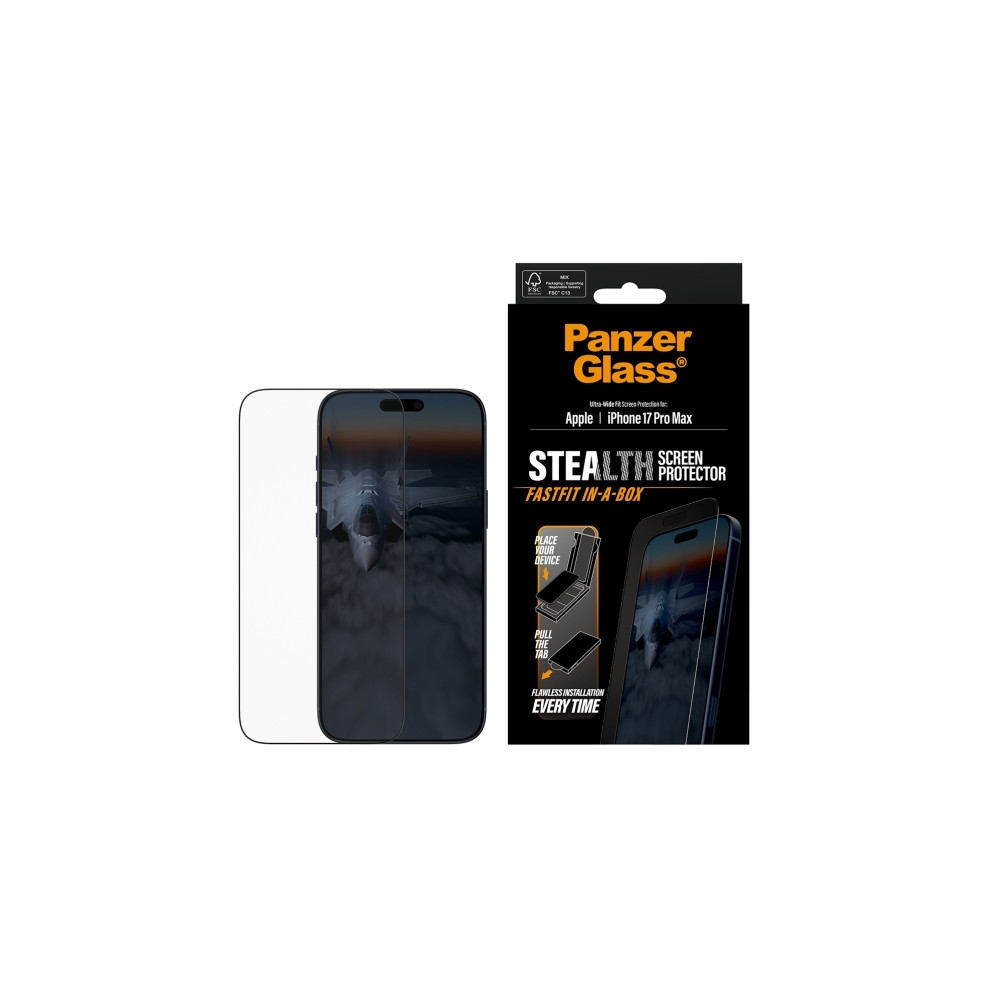 Produktbild för PanzerGlass - skärmskydd för mobiltelefon - UWF stealth, EN