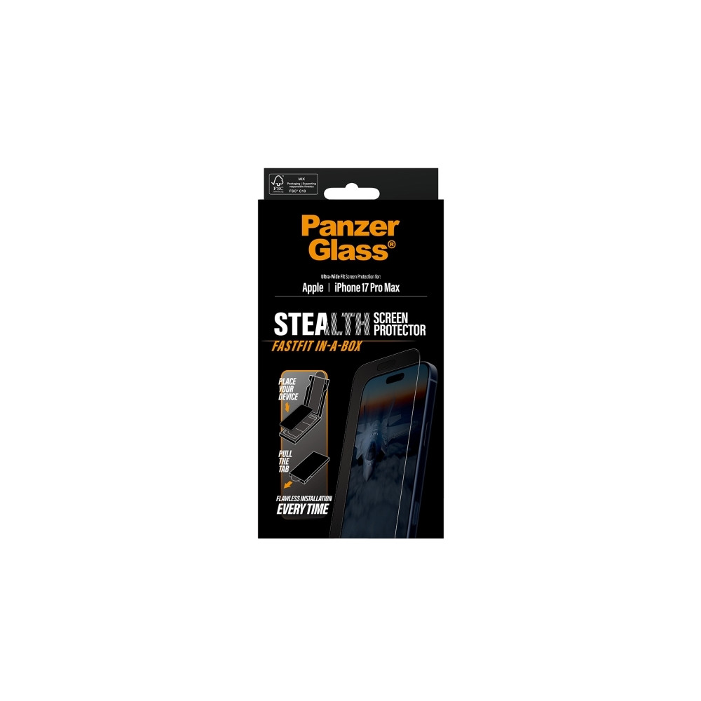 Produktbild för PanzerGlass - skärmskydd för mobiltelefon - UWF stealth, EN