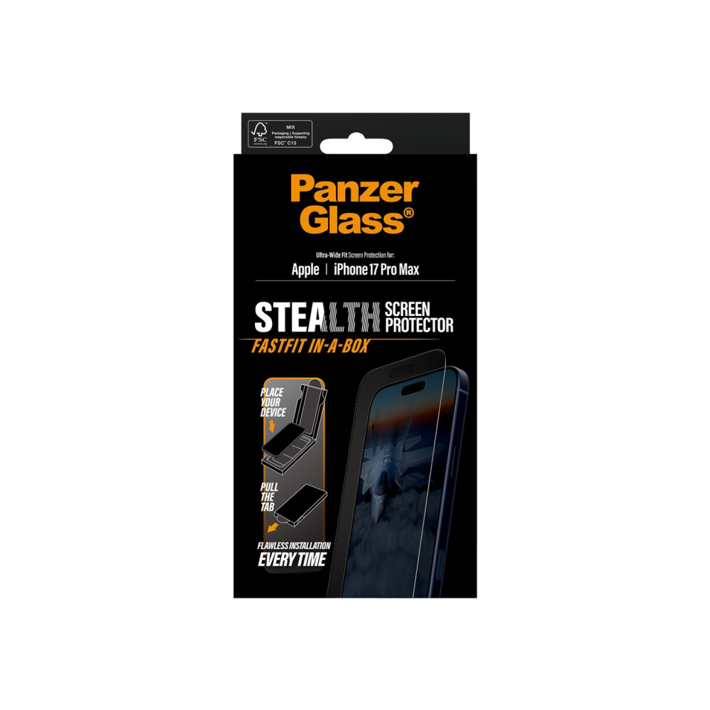 Produktbild för PanzerGlass - skärmskydd för mobiltelefon - UWF stealth, EN