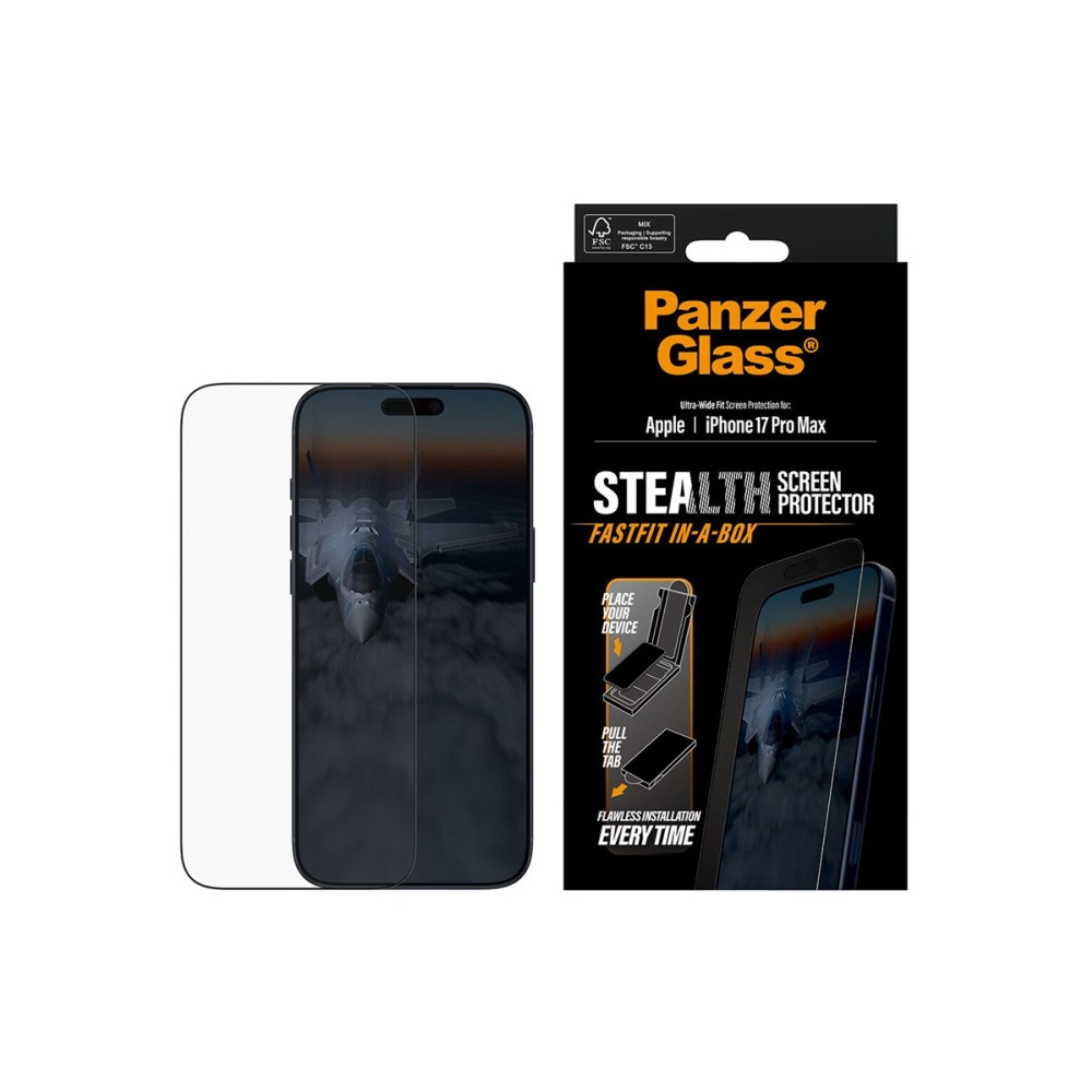 Produktbild för PanzerGlass - skärmskydd för mobiltelefon - UWF stealth, EN