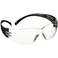 Produktbild för 3M SecureFit 100 skyddsglasögon SF101AF-BLK-EU svarta stänge...