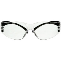 Produktbild för 3M SecureFit 100 skyddsglasögon SF101AF-BLK-EU svarta stänge...