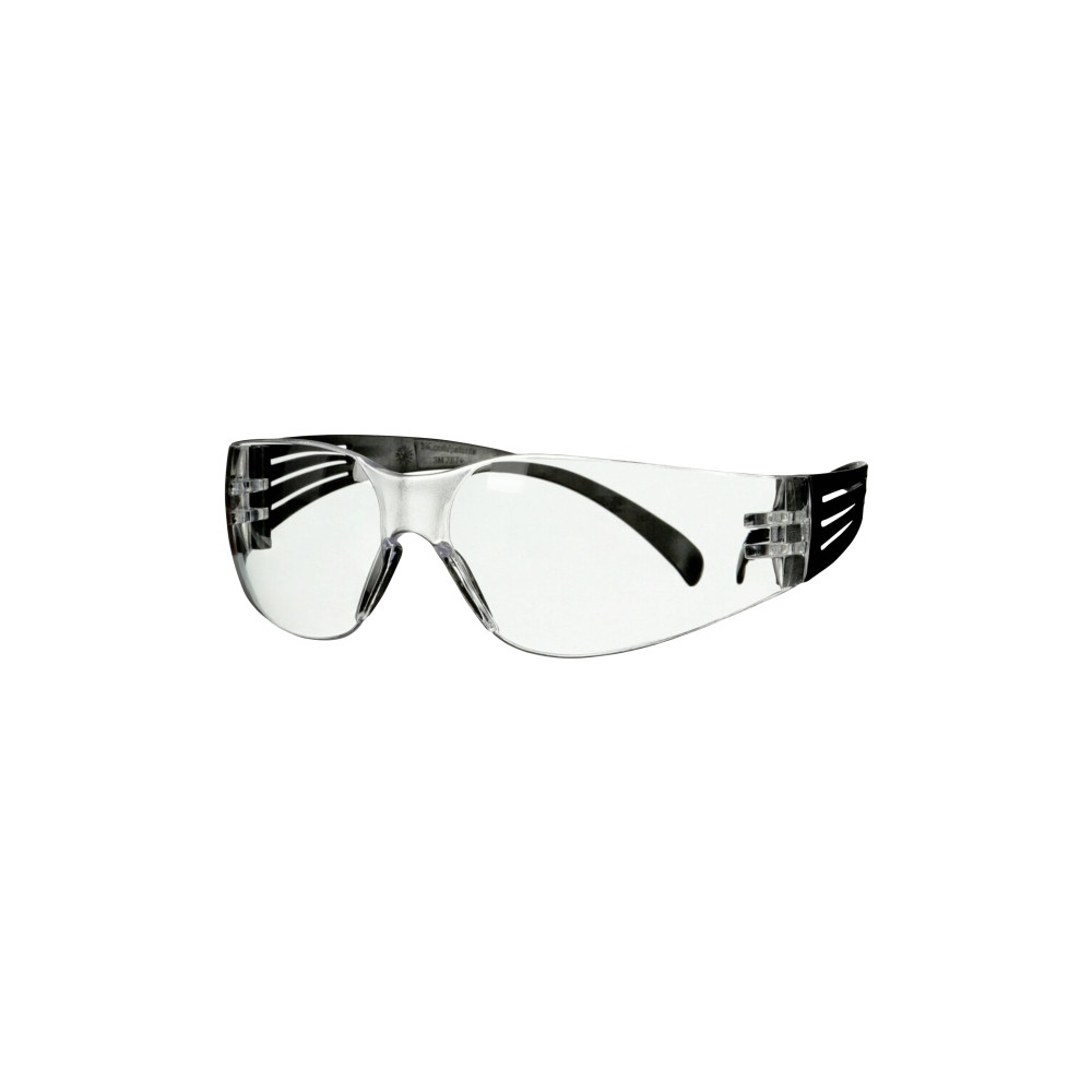 Produktbild för 3M SecureFit 100 skyddsglasögon SF101AF-BLK-EU svarta stänge...