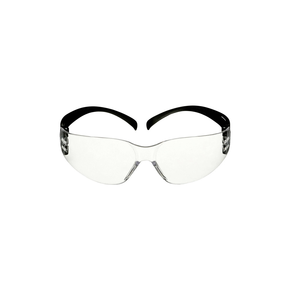 Produktbild för 3M SecureFit 100 skyddsglasögon SF101AF-BLK-EU svarta stänge...