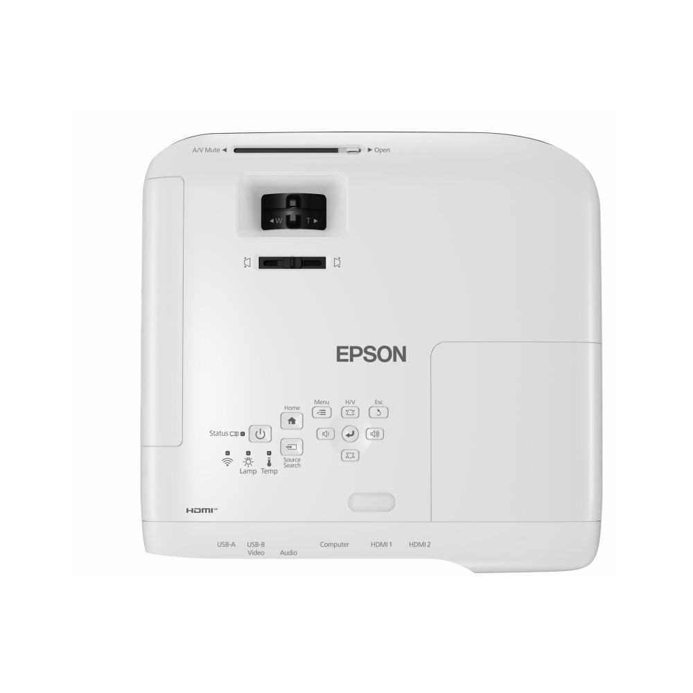 Produktbild för Epson EB-X49 - 3LCD-projektor - bärbar - LAN - vit