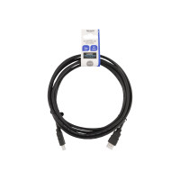 Produktbild för DELTACO HDMI-930 - HDMI-kabel med Ethernet - 3 m