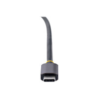 Produktbild för StarTech.com USB C Video Adapter, USB C to HDMI DVI VGA Adapter, Up to 4K 60Hz, Aluminum, Multiport Video Display Adapter for Laptops, Thunderbolt 3/4 Compatible, USB Type C Monitor Adapter - USB C Travel Adapter (118-USBC-HDMI-VGADVI) - dockningsstation 