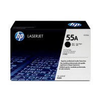 Produktbild för HP 55A - svart - original - LaserJet - tonerkassett (CE255A)