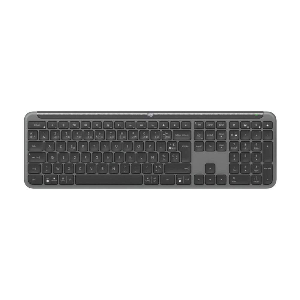 Produktbild för Logitech Signature Slim Combo MK950 for Business - sats med tangentbord och mus - 100% full size - QWERTZ - tysk - grafit Inmatningsenhet