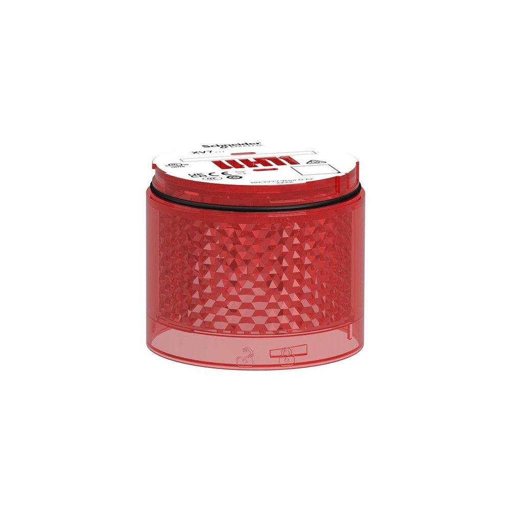 Produktbild för Lysmodul för Harmony XVB7 ljustorn i Ø70 mm i röd färg med L...