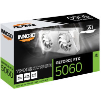 Produktbild för Inno3D GeForce RTX 5060 TWIN X2 OC - grafikkort - GeForce RTX 5060 - 8 GB - vit
