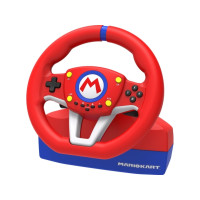 Produktbild för HORI Mario Kart Racing Wheel Pro Mini - ratt- och pedaluppsättning - kabelansluten