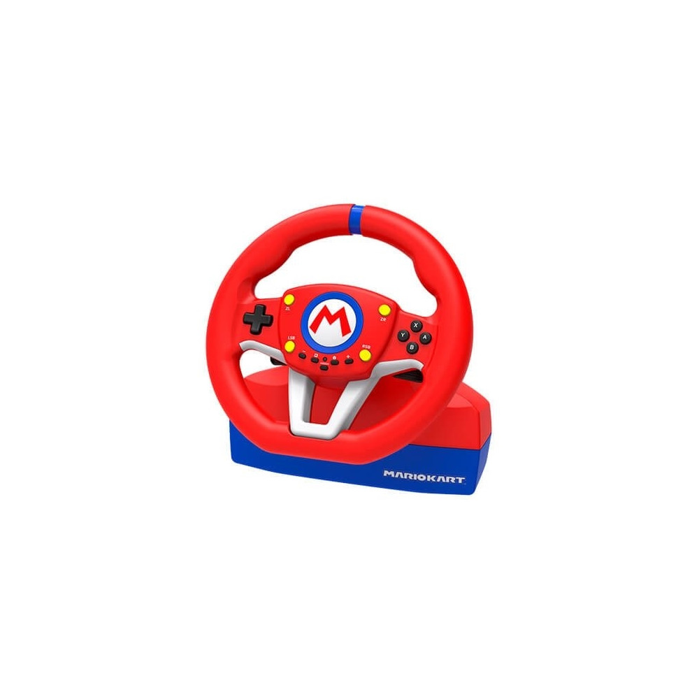 Produktbild för HORI Mario Kart Racing Wheel Pro Mini - ratt- och pedaluppsättning - kabelansluten