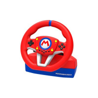 Produktbild för HORI Mario Kart Racing Wheel Pro Mini - ratt- och pedaluppsättning - kabelansluten