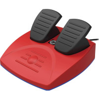 Produktbild för HORI Mario Kart Racing Wheel Pro Mini - ratt- och pedaluppsättning - kabelansluten
