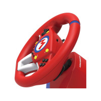 Produktbild för HORI Mario Kart Racing Wheel Pro Mini - ratt- och pedaluppsättning - kabelansluten