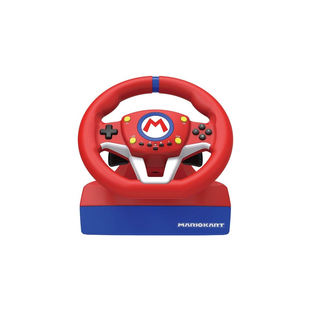 Produktbild för HORI Mario Kart Racing Wheel Pro Mini - ratt- och pedaluppsättning - kabelansluten