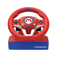 Produktbild för HORI Mario Kart Racing Wheel Pro Mini - ratt- och pedaluppsättning - kabelansluten