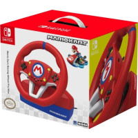 Produktbild för HORI Mario Kart Racing Wheel Pro Mini - ratt- och pedaluppsättning - kabelansluten