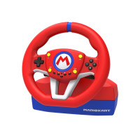 Produktbild för HORI Mario Kart Racing Wheel Pro Mini - ratt- och pedaluppsättning - kabelansluten