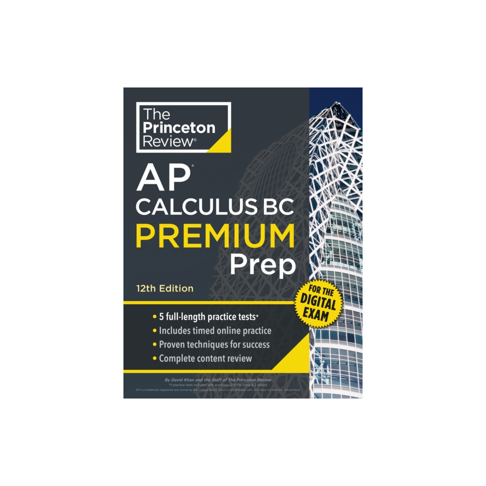 Produktbild för Princeton Review AP Calculus BC Premium Prep, 12th Edition (häftad, eng)