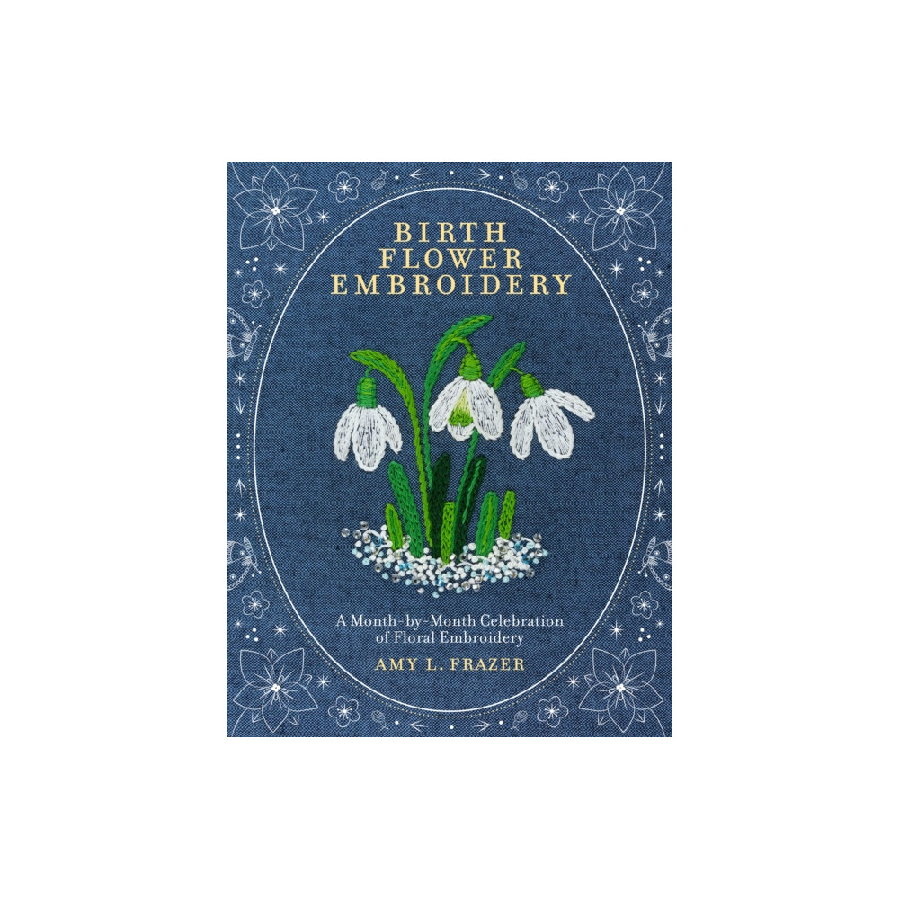Produktbild för Birth Flower Embroidery (häftad, eng)