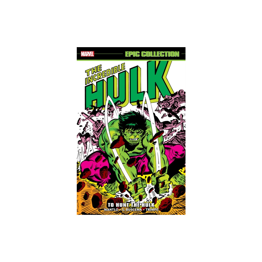Produktbild för Incredible Hulk Epic Collection: To Hunt The Hulk (häftad, eng)