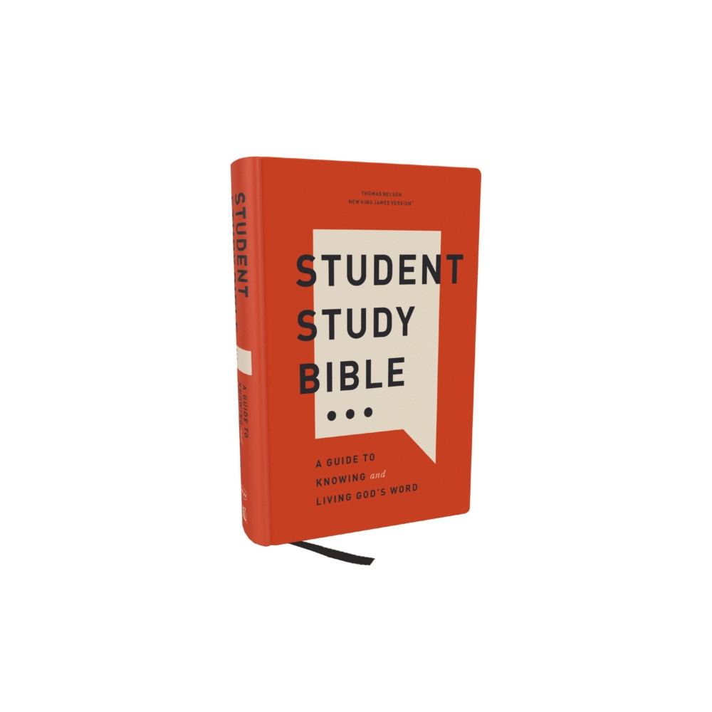Produktbild för Student Study Bible: A Guide to Knowing and Living God’s Word (NKJV, Hardcover, Red Letter, Comfort Print) (inbunden, eng)