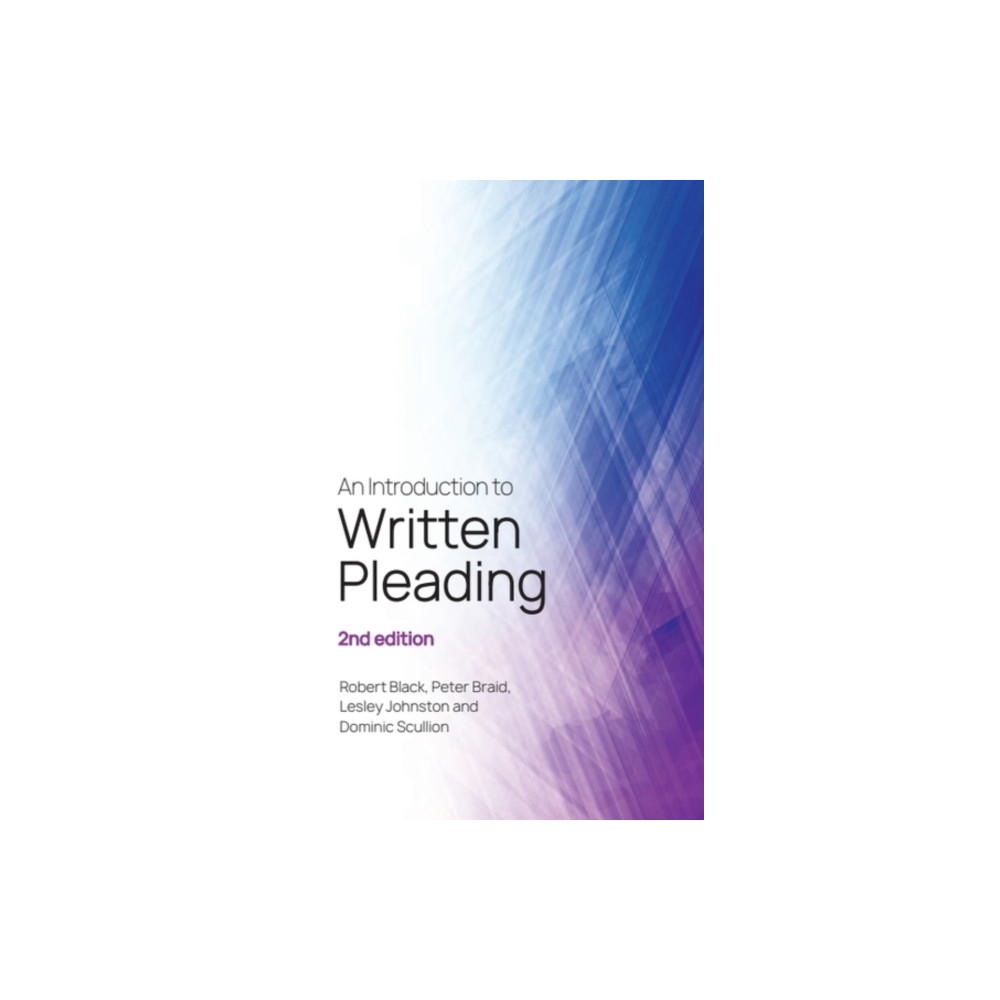 Produktbild för An Introduction to Written Pleading (häftad, eng)