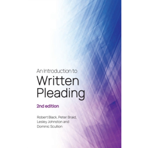 Edinburgh university press An Introduction to Written Pleading (häftad, eng)