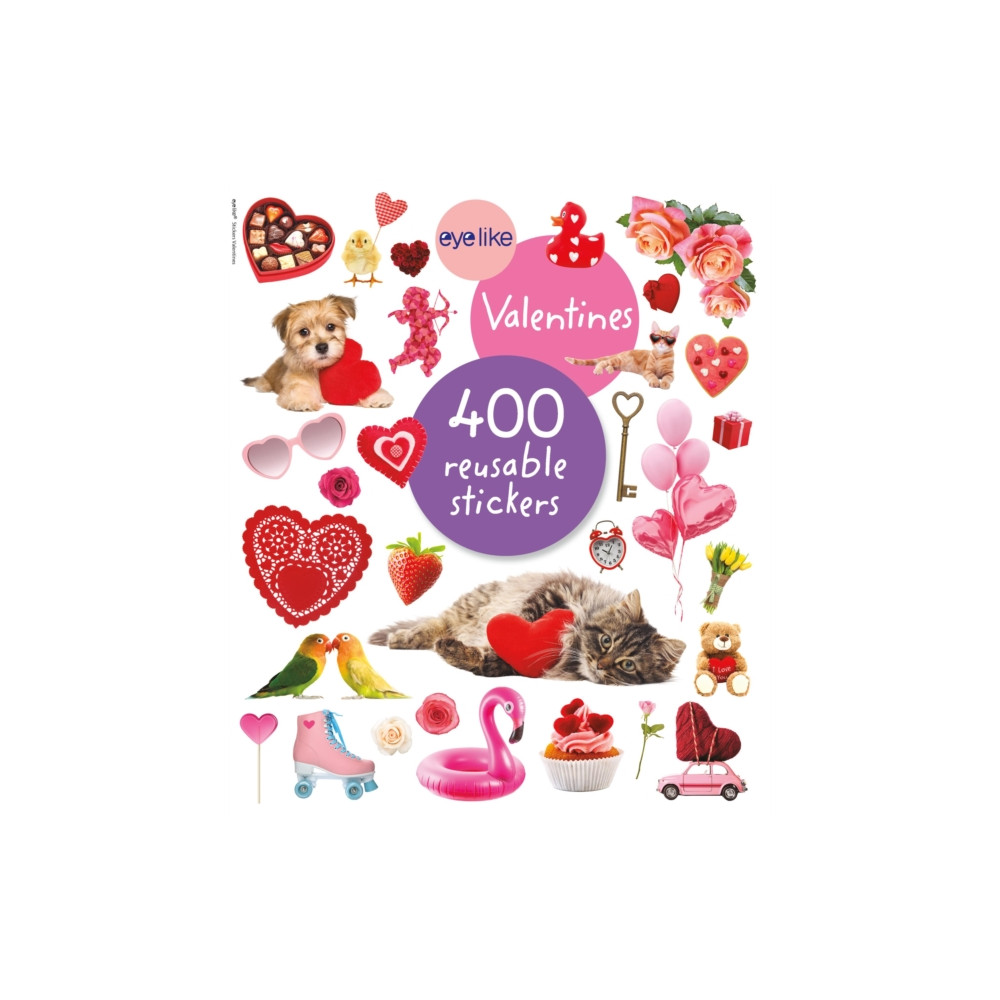 Produktbild för Eyelike Stickers: Valentines (häftad, eng)