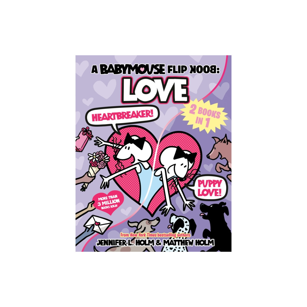 Produktbild för A Babymouse Flip Book: LOVE (Heartbreaker + Puppy Love) (häftad, eng)