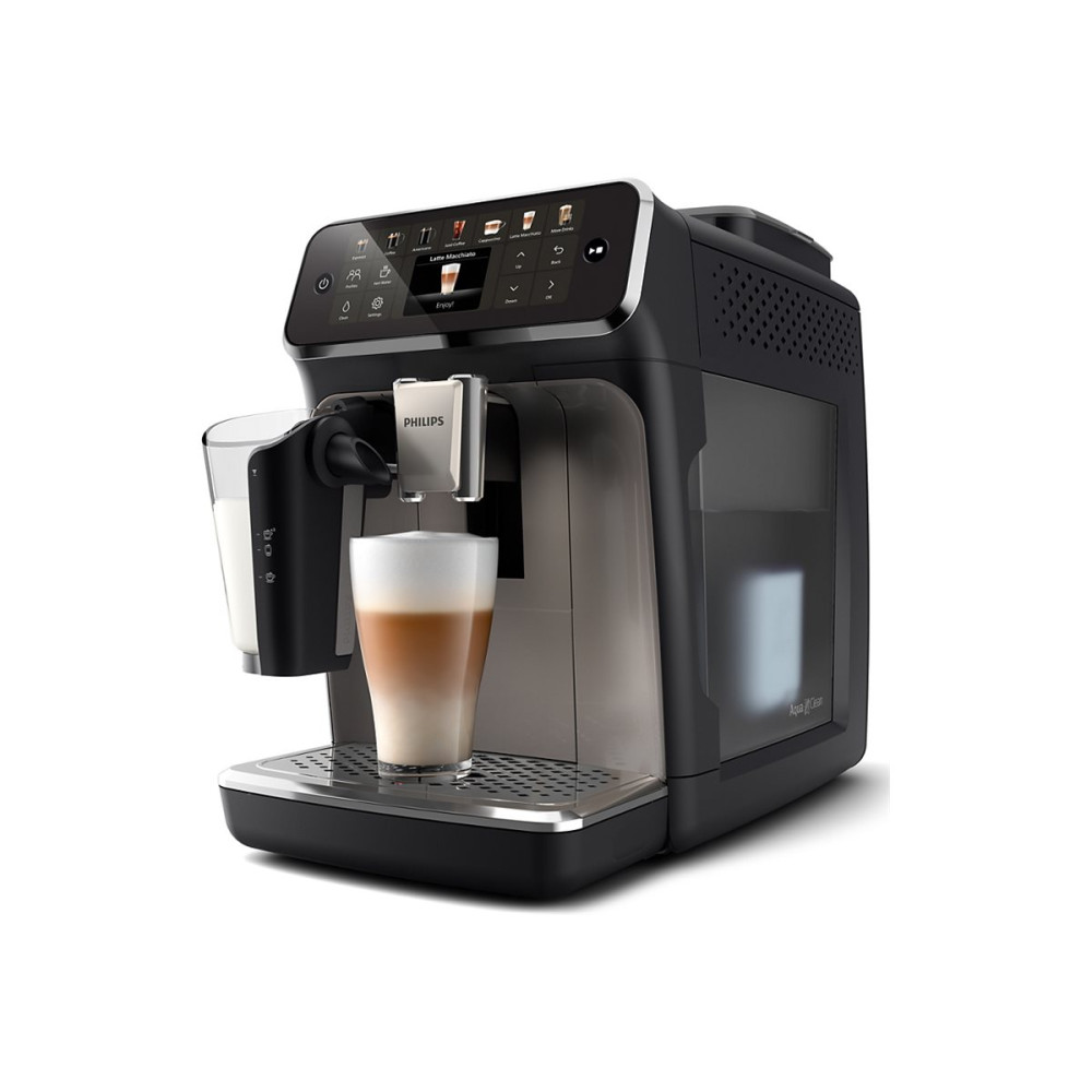 Produktbild för Philips Series 4400 EP4449 - automatisk kaffekokare med cappuccinatore - 15 bar - black/spray painted panthera