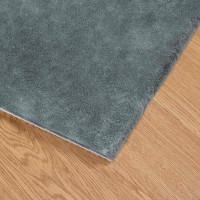 Produktbild för Halkfri matta i konstgjord kaninfäll OLITE Antracit Polyester