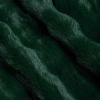 Produktbild för Halkfri filt i konstgjord kaninfäll Olite Mörkgrön 240 x 270 cm