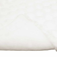 Produktbild för Halkfri filt i konstgjord kaninfäll Olite Vit 240 x 270 cm