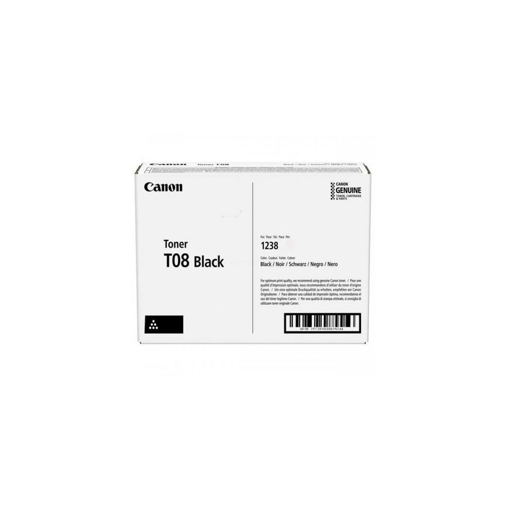 Produktbild för Toner CANON T08 25K svart