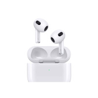 Produktbild för Apple AirPods with MagSafe Charging Case 3:e generationen - True wireless-hörlurar med mikrofon